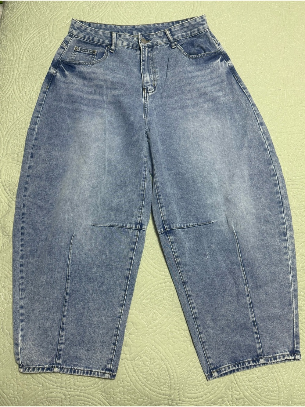 Women’s High-Waist Relaxed Fit Blue Denim Jeans